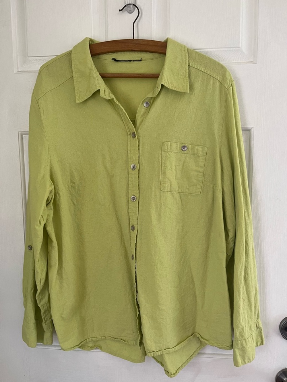 Light Green Button-Up Shirt